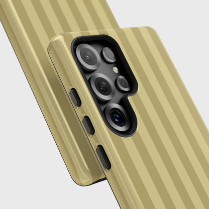 Personalisable Striped Design (Yellow) Phone Case for Galaxy S series Phones