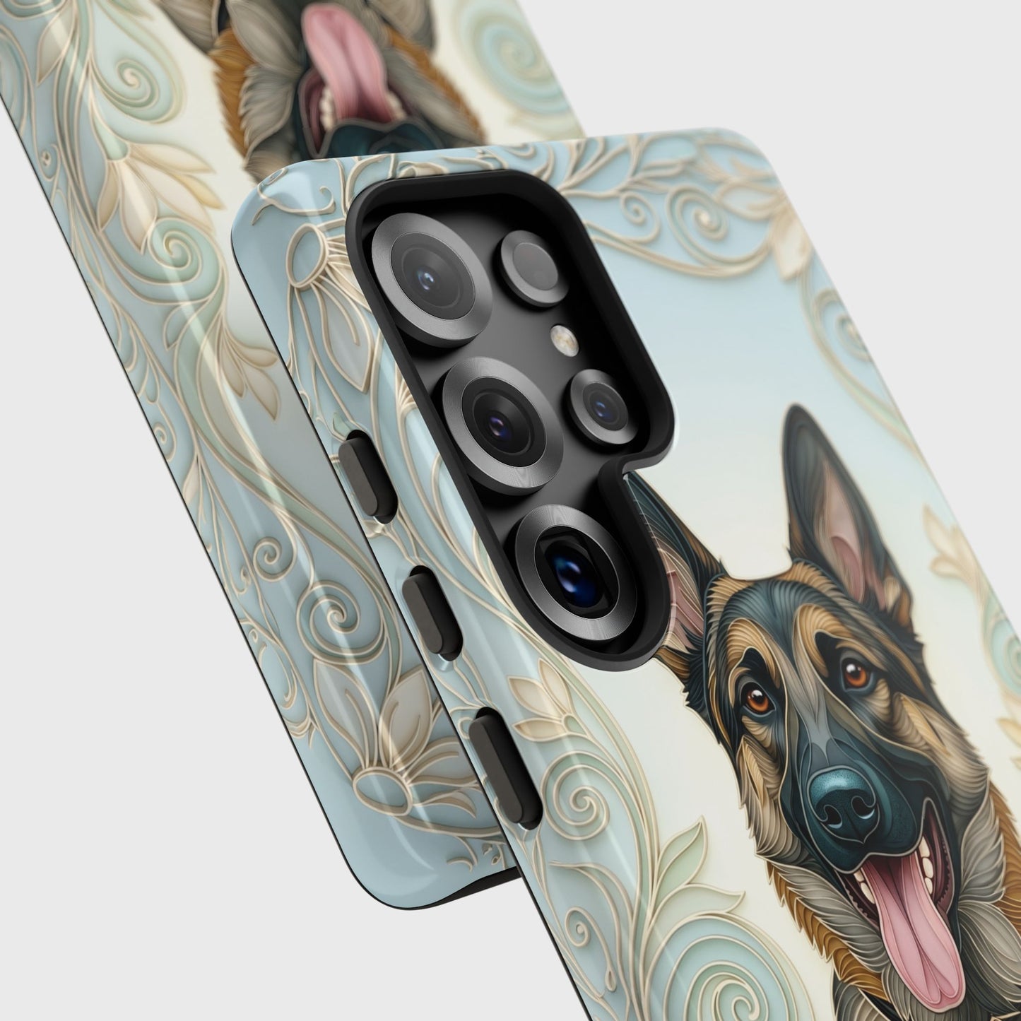 The Elegant Filigree – Custom Pet Portrait Phone Case for Galaxy S series Phones