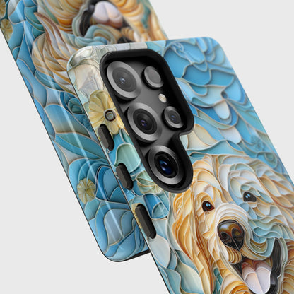 Golden Layers Design Phone Case for Galaxy S series Phones