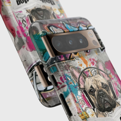Daily Dog Beats (Frenchie) Design Phone Case for Google Pixel