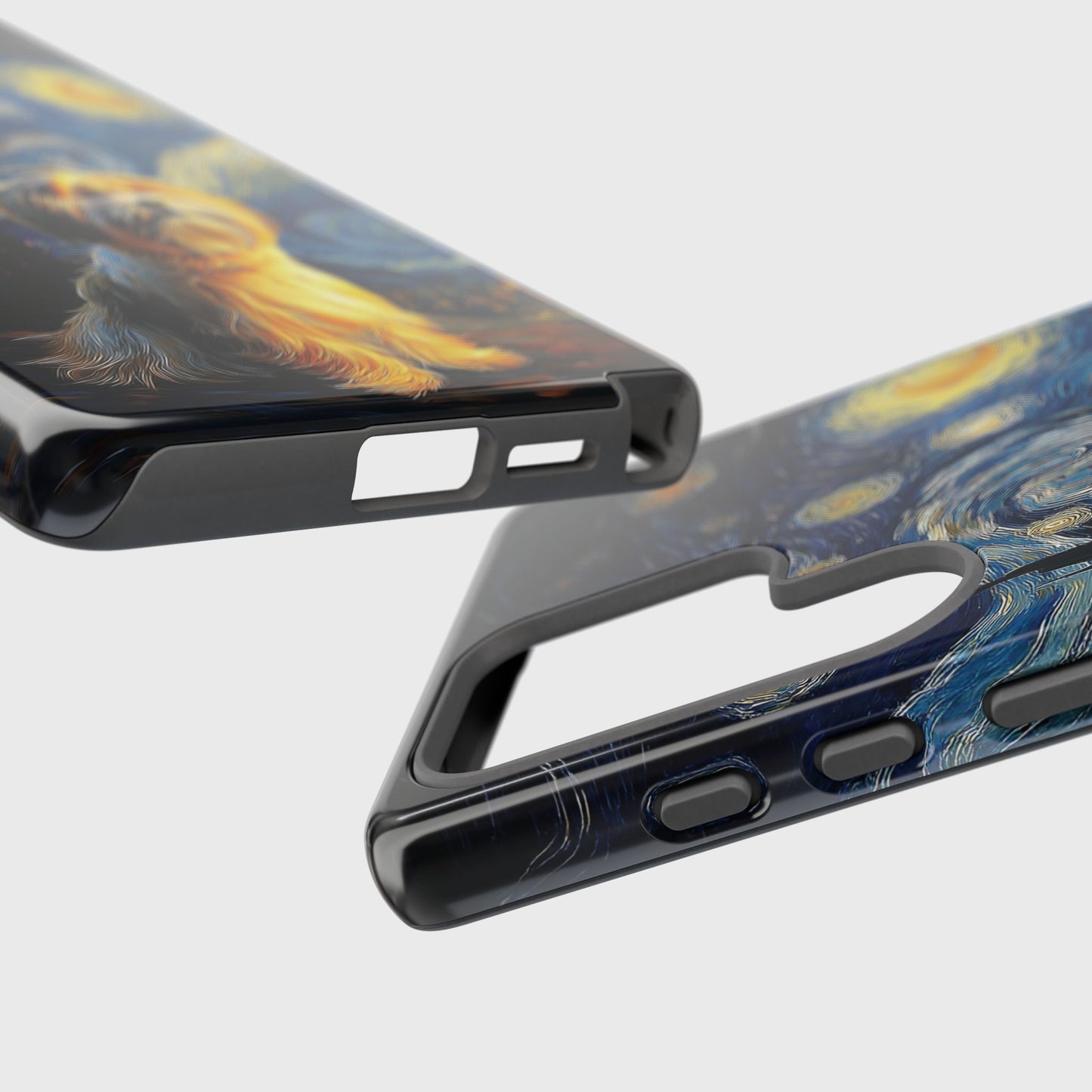 The Starry Night Stargazer – Custom Impressionist Pet Phone Case for Galaxy S series Phones