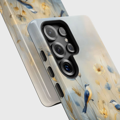 Ethereal Songbird Design Phone Case for Galaxy S series Phones