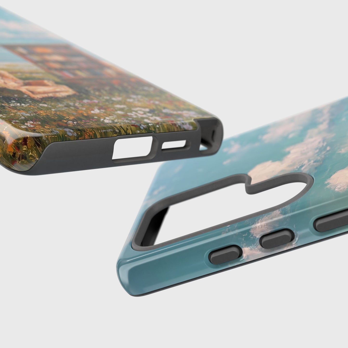 The Dreamer's Study – Surreal Meadow Design Phone Case for Galaxy S series Phones