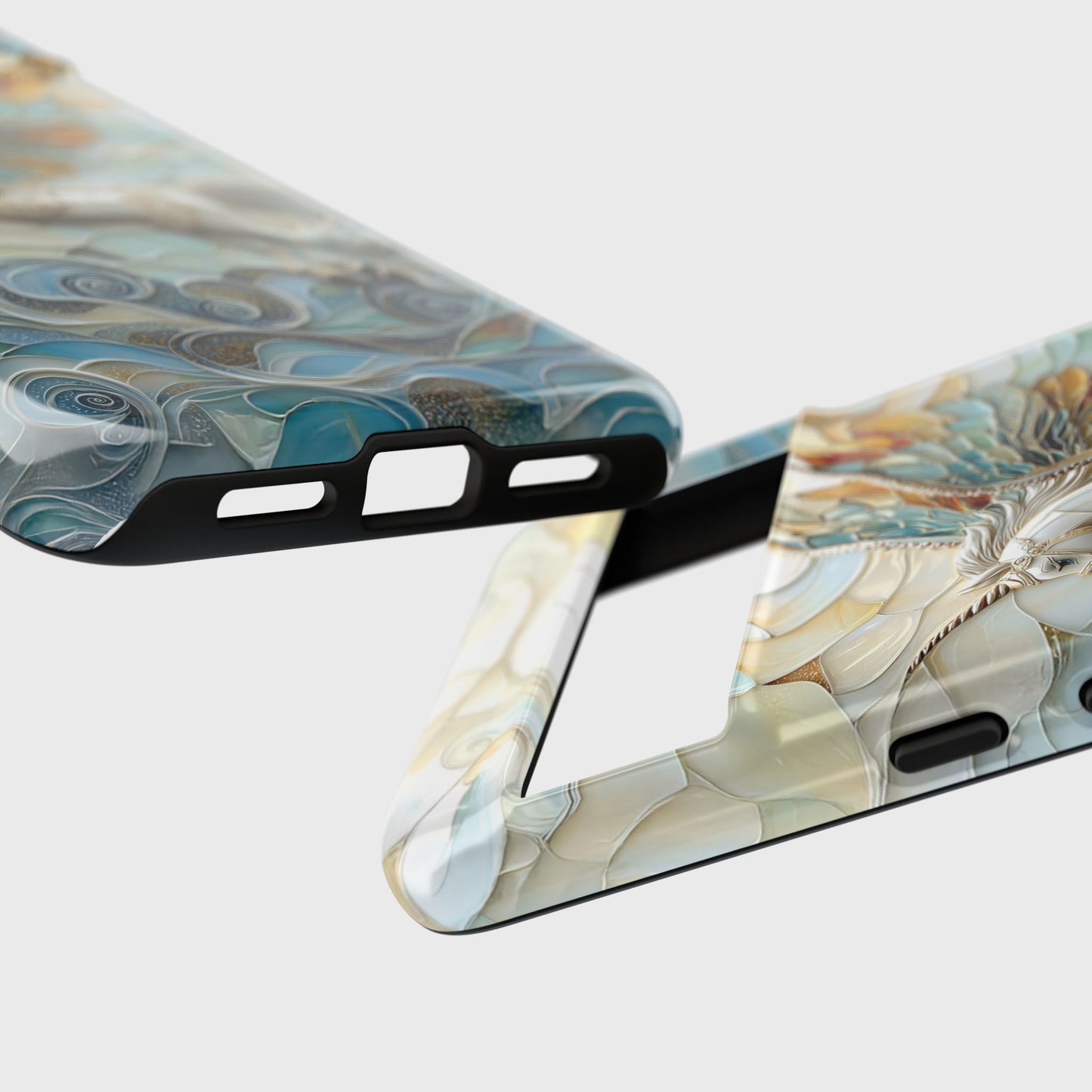 Flying Unicorn Abstract Art Design Phone Case for Google Pixel
