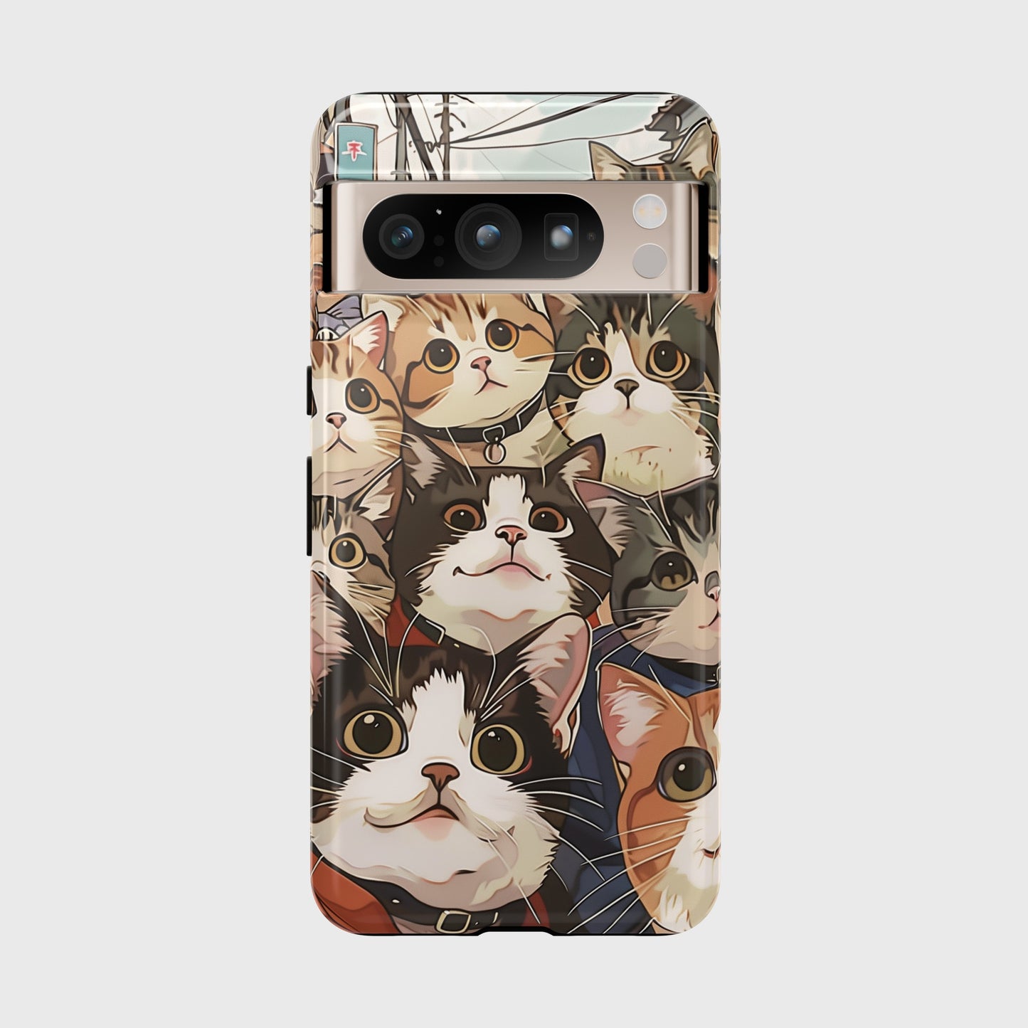 Cute Cat Selfie Design Google Pixel Phone Case