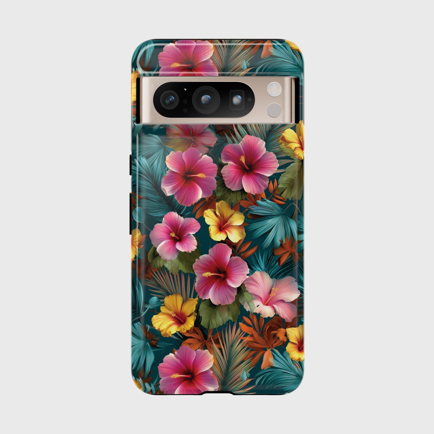 The Moody Oasis – Dark Tropical Design Phone Case for Google Pixel