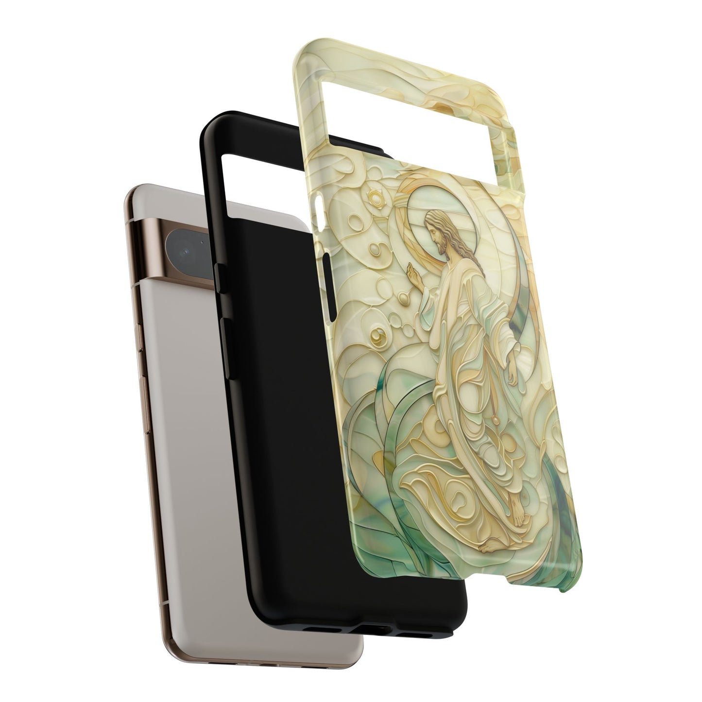 Jesus Stained Glass Design 2 Google Pixel Phone Case