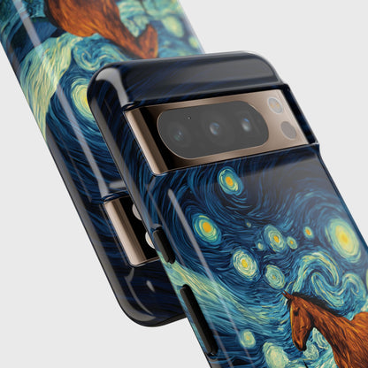 Starry Night Stallion Design Phone Case for Google Pixel