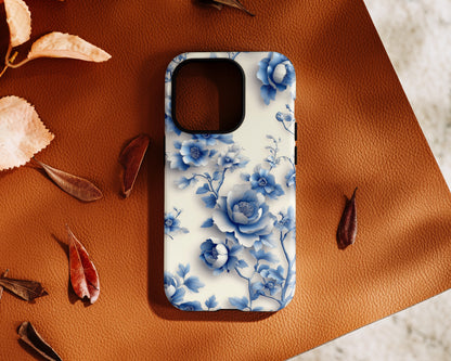 3D Chinoiserie Floral Design iPhone Case