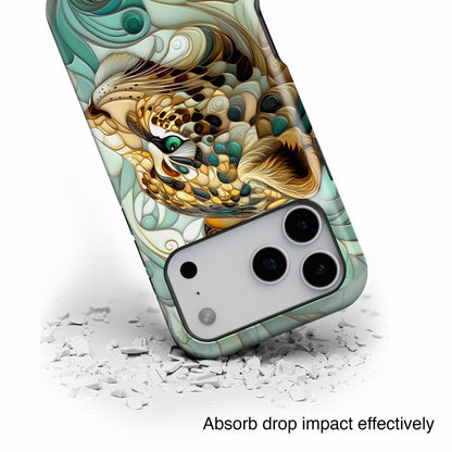 3D Leopard Art Design iPhone Case