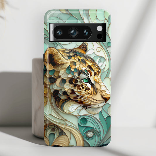 3D Leopard Art Design Google Pixel Phone Case