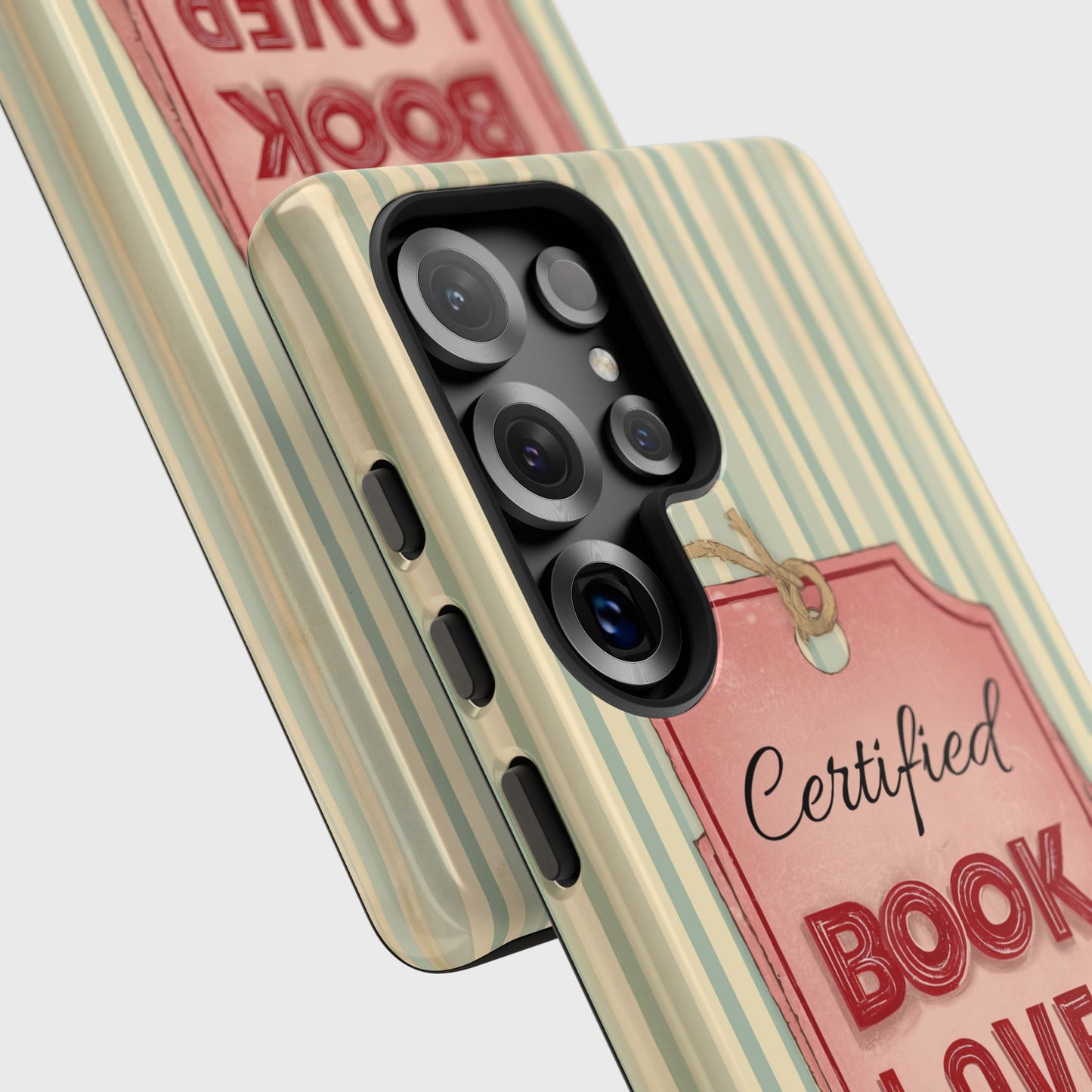 Certified Book Lover – Personalized Vintage Design Phone Case for Galaxy S series Phones