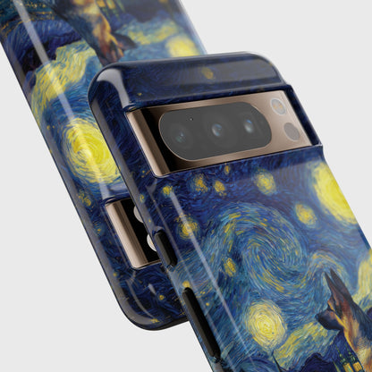 Barky Night (German Shepherd) Design Phone Case for Google Pixel