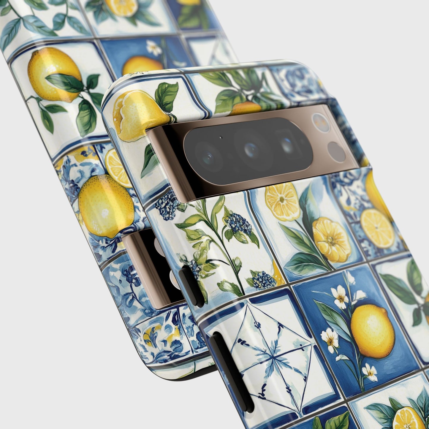 Lemon Azulejo Tiles Design Phone Case for Google Pixel