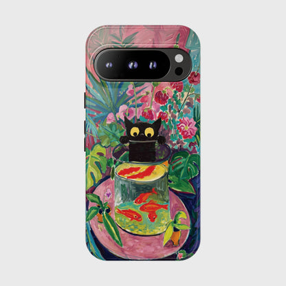 The Fauvist Feline – Fine Art Parody Phone Case for Google Pixel