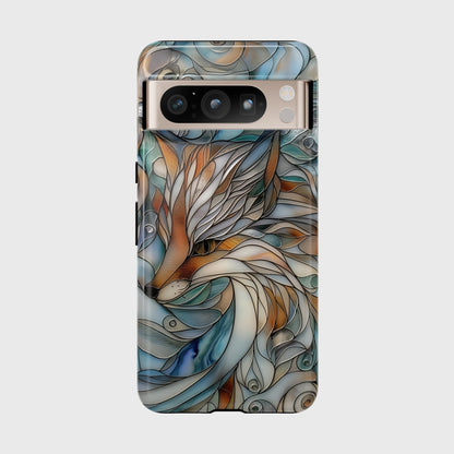 Fox Stained Glass Design Google Pixel Phone Case