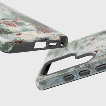 Frosty Friends Design Phone Case for Galaxy S series Phones