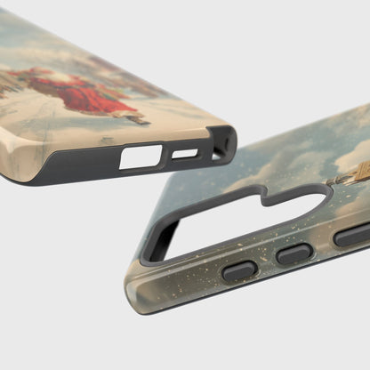 Santa’s Stroll Design Phone Case for Galaxy S series Phones