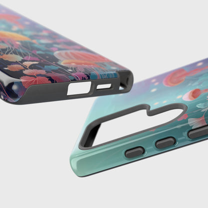 Ethereal Jellyfish Design Phone Case for Galaxy S series Phones