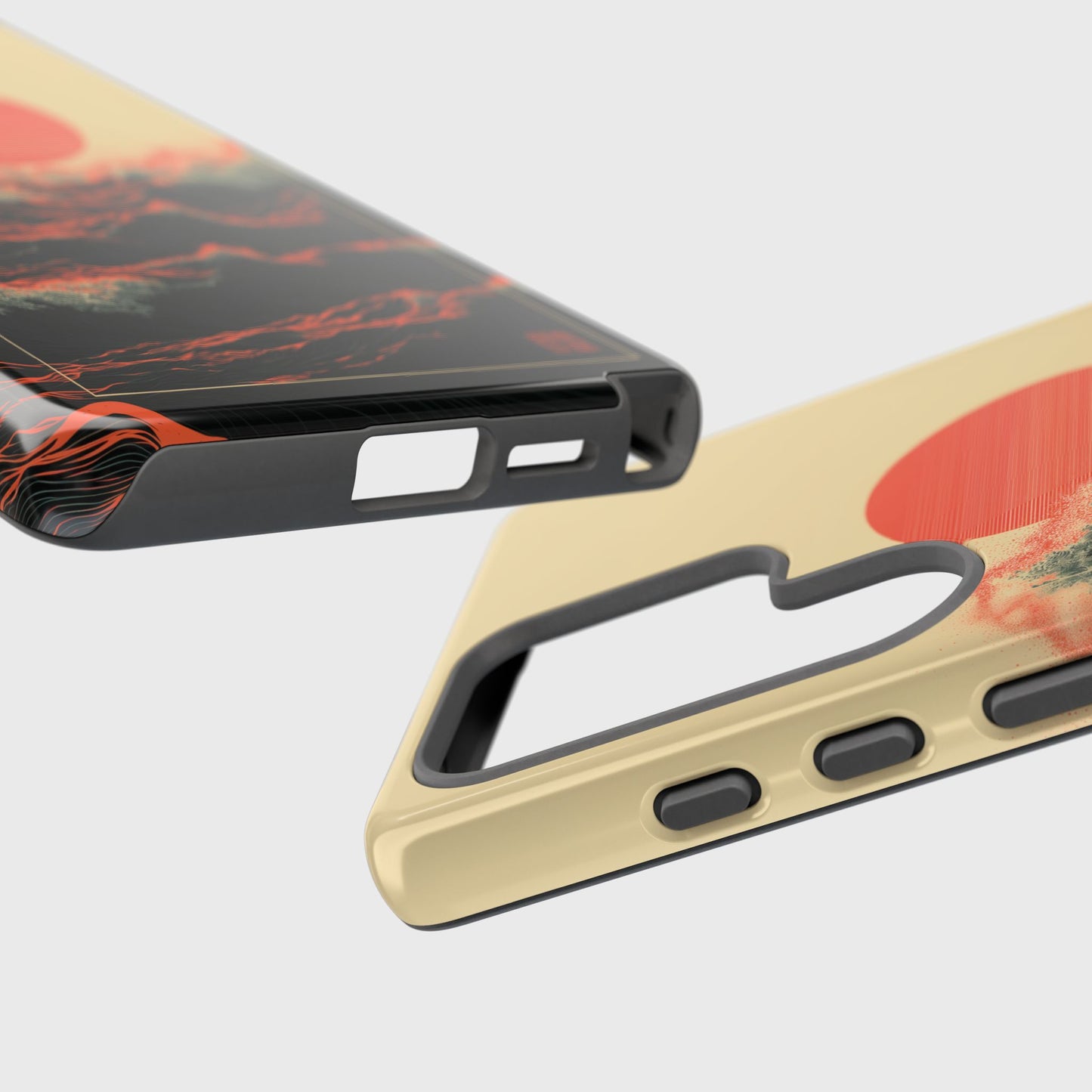 The Kyokujitsu Exhibition – Framed Rising Sun Wave Phone Case for Galaxy S series Phones