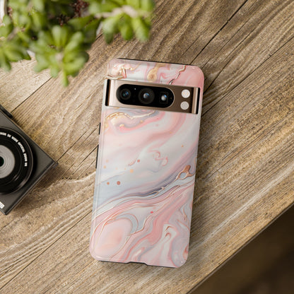 Pink Marble Design Google Pixel Phone Case