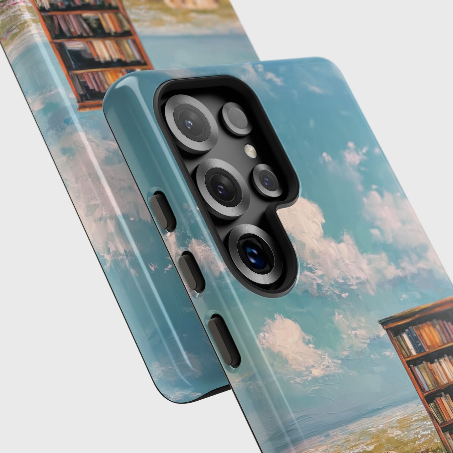 The Dreamer's Study – Surreal Meadow Design Phone Case for Galaxy S series Phones