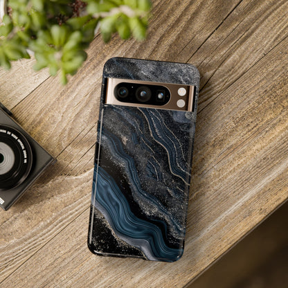 Midnight River Marble Design Google Pixel Phone Case