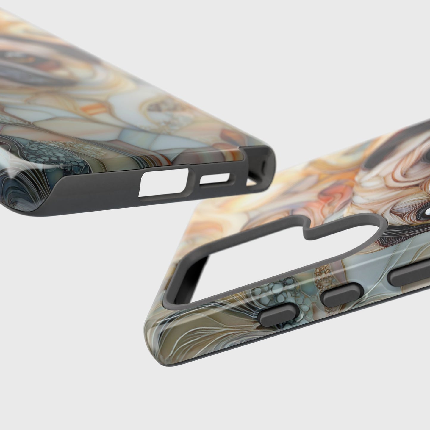 Pug Stained Glass Design Phone Case for Galaxy S series Phones