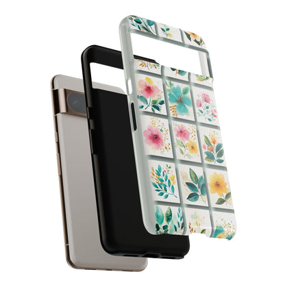 Floral Mosaic Design Phone Case for Google Pixel