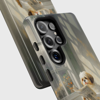 Serious Business (Shih Tzu) Design Phone Case for Galaxy S series Phones