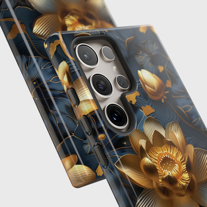 Luxury 3D Lotus Design Samsung Phone Case