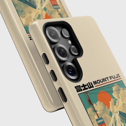 Fuji Golden Hour – Retro Anime Design Phone Case for Galaxy S series Phones