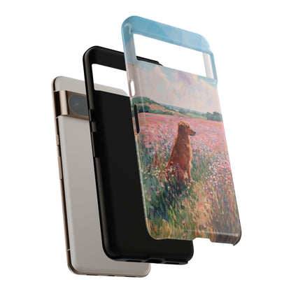 The Golden Meadow Design Phone Case for Google Pixel