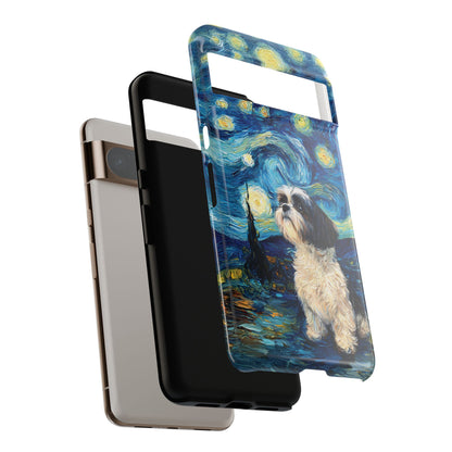 Barky Night (Shih Tzu) Design Phone Case for Google Pixel