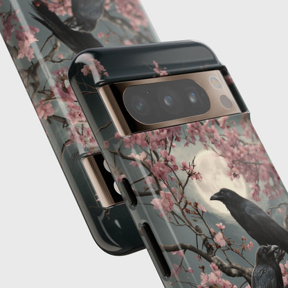 Ravens in Bloom Design Phone Case for Google Pixel