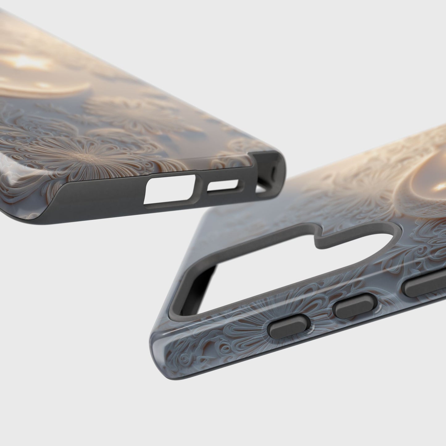 Moonlit Blossom Design Phone Case for Galaxy S series Phones