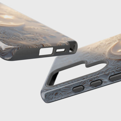 Moonlit Blossom Design Phone Case for Galaxy S series Phones