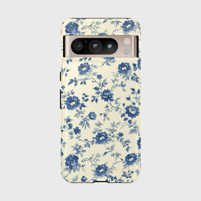 Vintage Toile Floral Pattern Design Google Pixel Phone Case