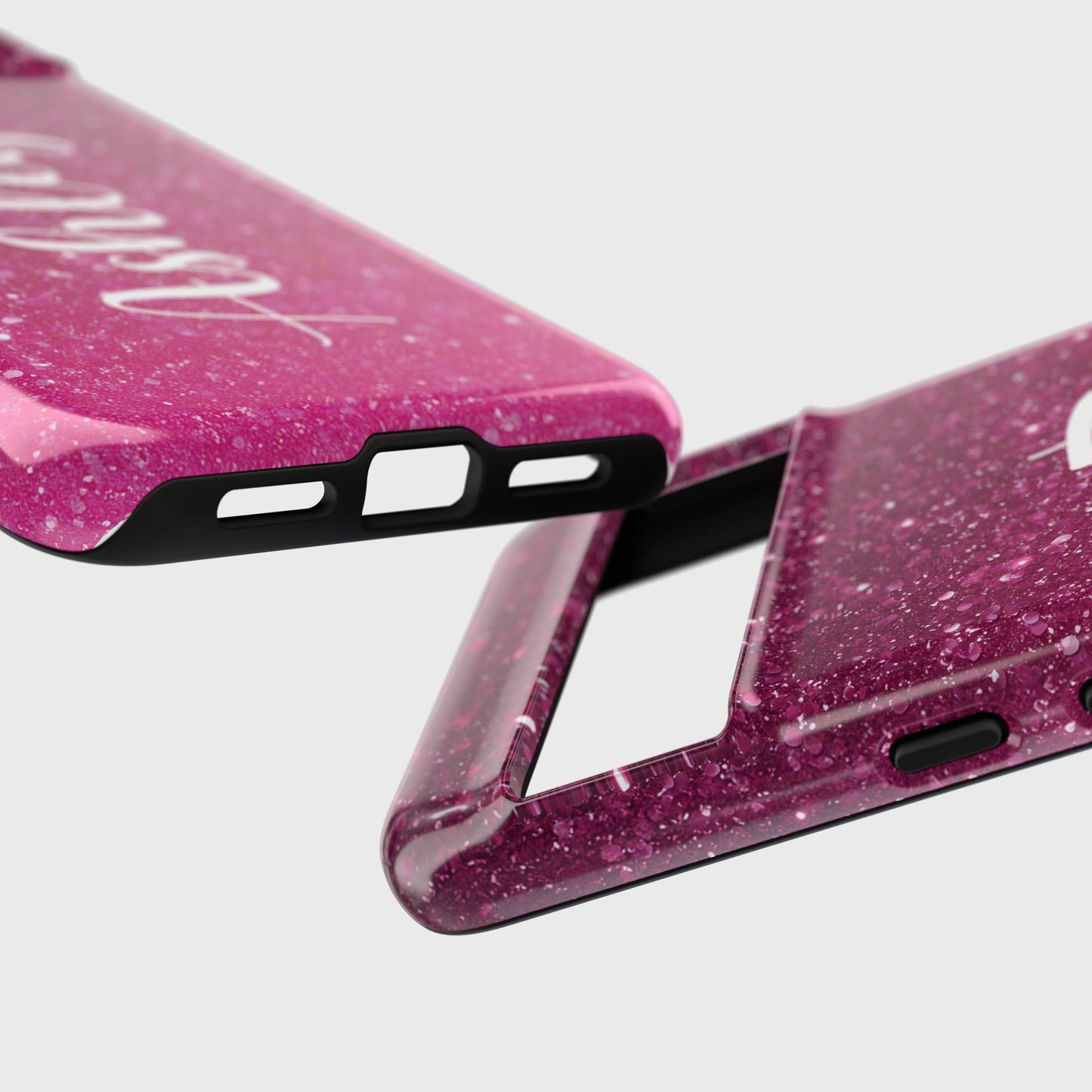 Personalisable Faux Red Glitter Design Phone Case for Google Pixel