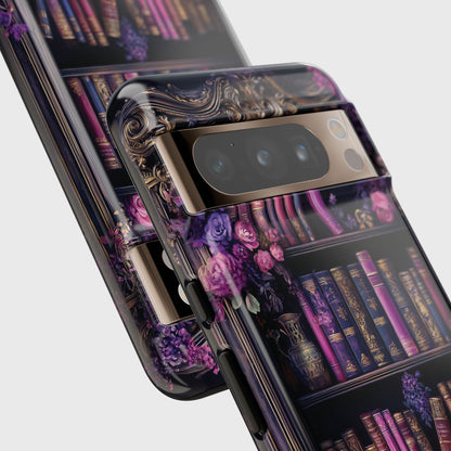 Victorian Gothic Style Bookshelf Design 2 Phone Case for Google Pixel