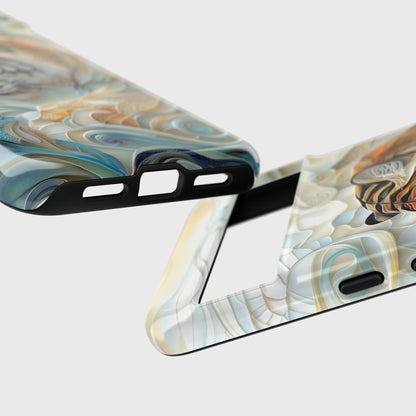Majestic Tiger Stained Glass Design Phone Case for Google Pixel