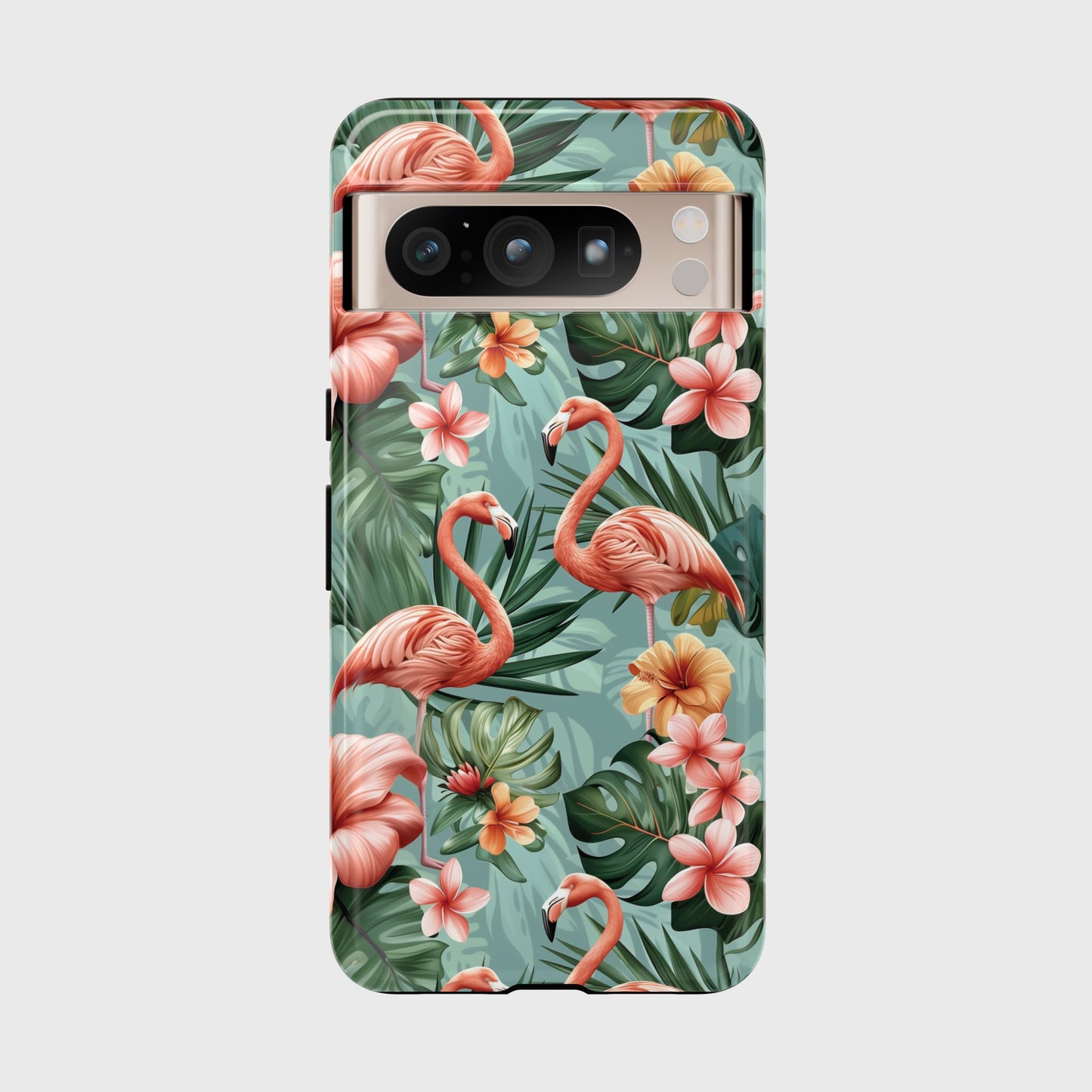 Tropical Flamingo Design Phone Case for Google Pixel