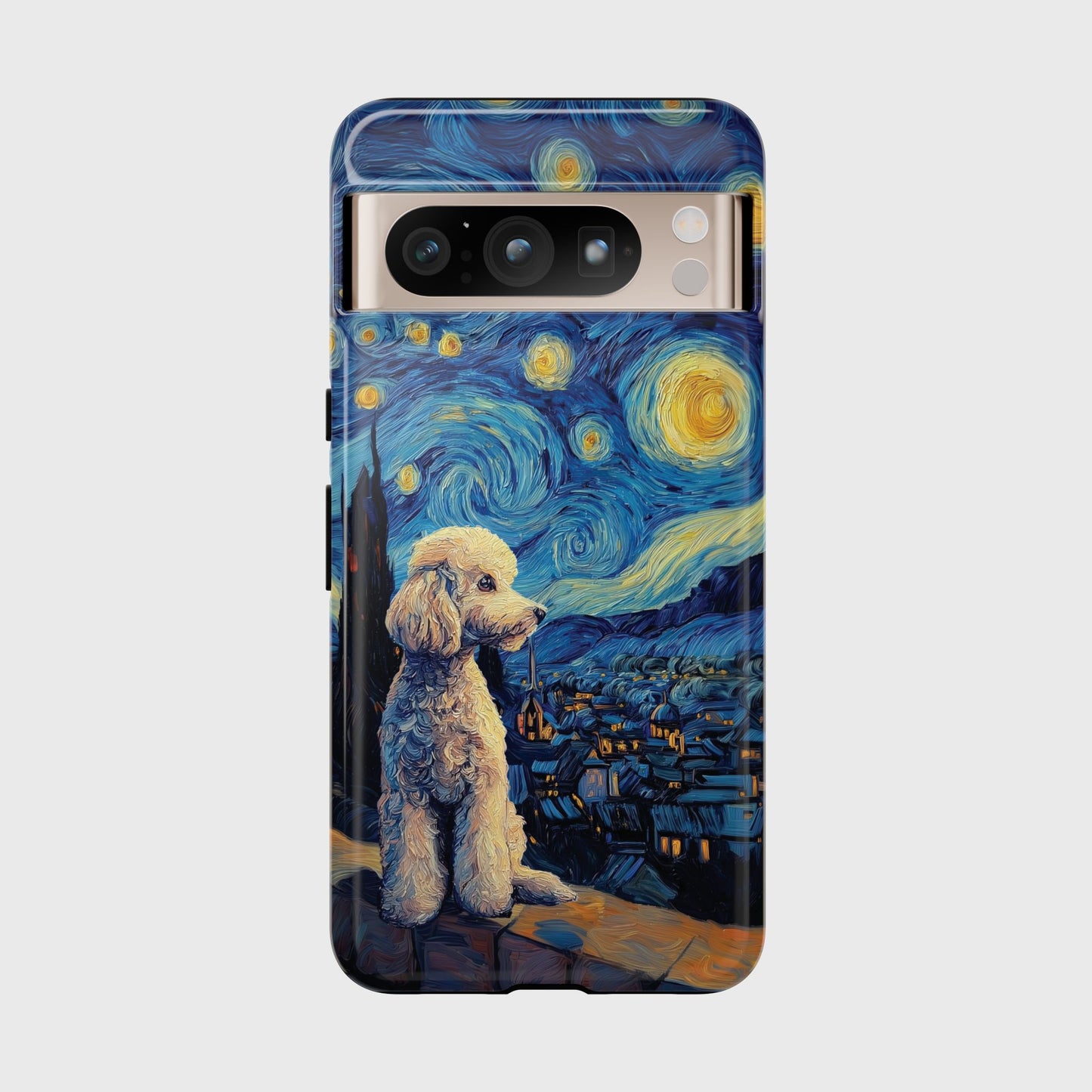 Barky Night (Poodle) Design Phone Case for Google Pixel