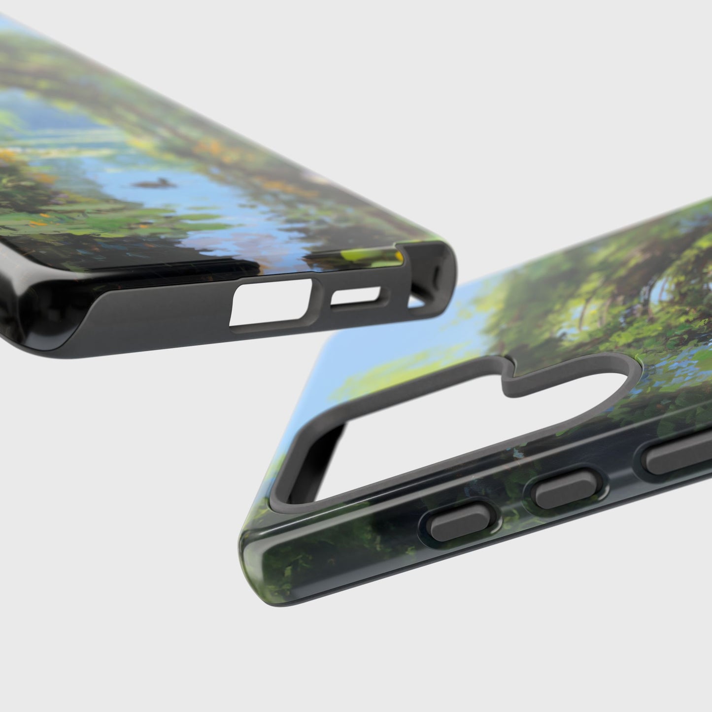 The Secret Archway – Impressionist Pond Design Phone Case for Galaxy S series Phones