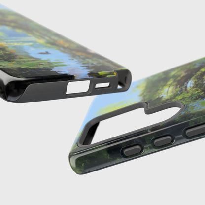 The Secret Archway – Impressionist Pond Design Phone Case for Galaxy S series Phones