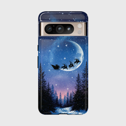 Santa’s Flight Design Phone Case for Google Pixel