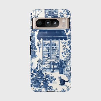 Toile de Jouy Cozy Garden Design Phone Case for Google Pixel