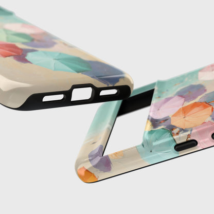 The Pastel Riviera – Aerial Beach Design Phone Case for Google Pixel