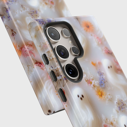 Cute Ghost Floral Design Case for Galaxy S series Phones