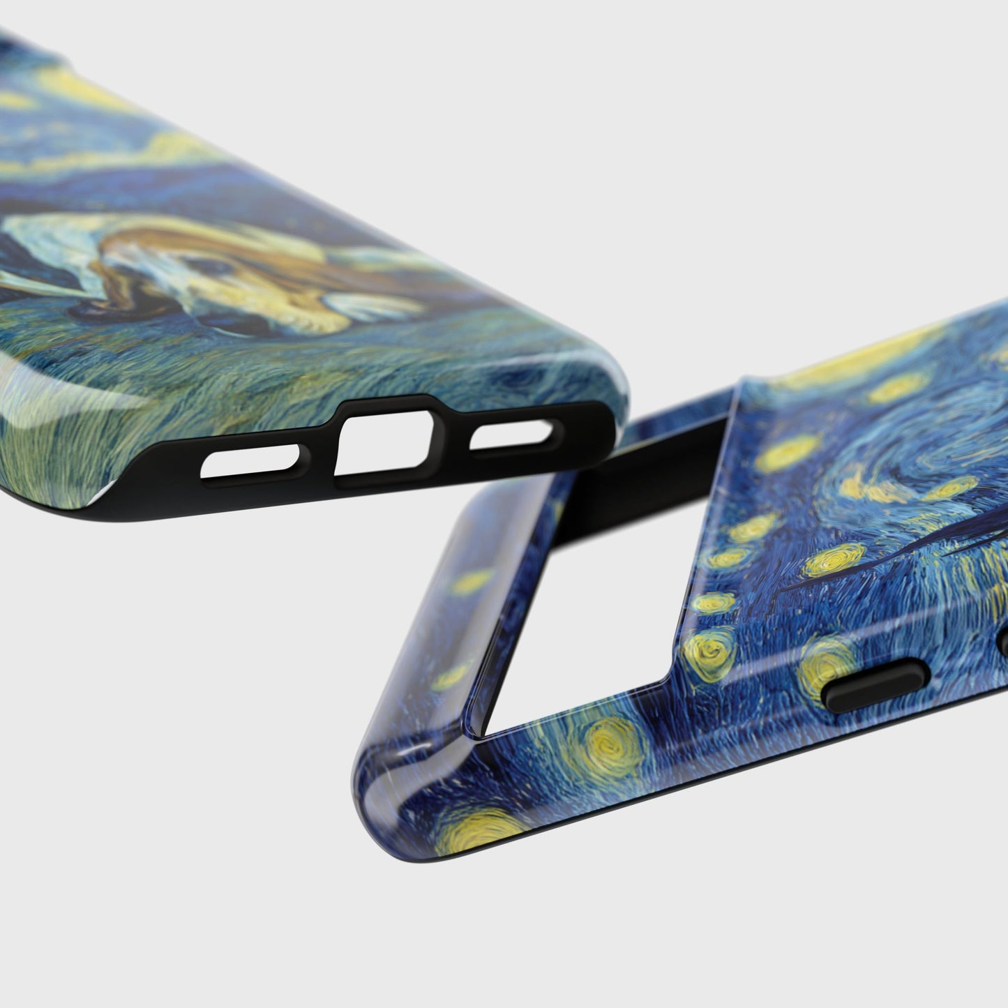 Barky Night (Basset Hound) Design Phone Case for Google Pixel